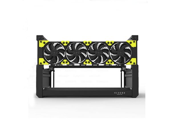 Rig frame Veddha T3 6 GPU Aluminum Rig Open Air Frame Case Easy