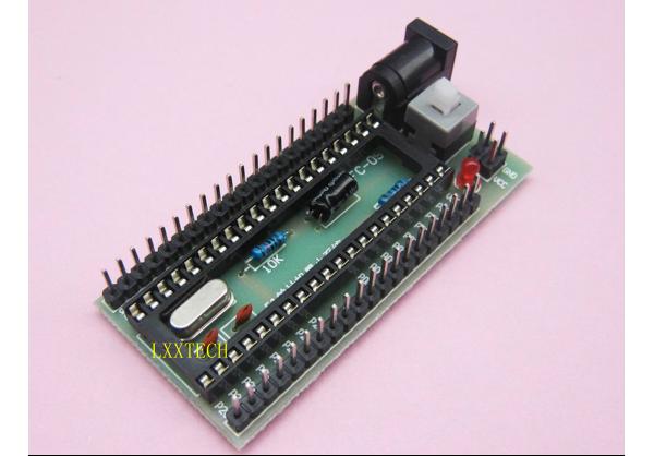 51 MCU development board minimum system   All experimental board I / O ports are external