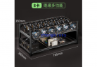 Rig frame 8gpu GPU Rig Rack Aluminum Stackable Case Open Air Frame factory