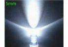 LEDs  5mm Ultra Bright Round White Light LED Diode factory