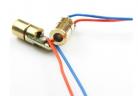  3V laser diode laser head, point-like, copper semiconductor laser tube, 6MM outer diameter factory