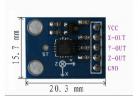 GY-61 ADXL335 module tilt angle sensor triaxial acceleration due to gravity