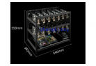 Rig frame 14 GPU Rig Rack Aluminum Stackable Min er Case Open Air Frame  factory