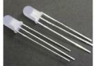 LEDs 3MM two-color LED, red and green common cathode 3 feet in the middle of the foot to overcast factory