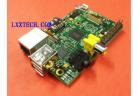 New product 3 IN 1 Rev 2.0 512 ARM Raspberry Pi Project Board Model B + 3 heat sinks + 1 board case All 5pcs/lot factory