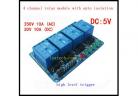 4 channel relay module with opto isolation, expansion boards high level trigger 5V/9V/12V/24V