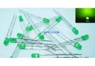 LED light-emitting diode F3 along 3mm green hair green without endless green hair green highlight lo