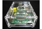 Raspberry Pi Transparent Pi Box case shell for +pure aluminum heat sink set kit (3pcs/kit) factory