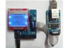 LPC2103 + ENC28J60 + LCD5110 web development kit