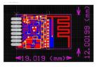  NRF24L01 + SMD 1.27MM wireless module / low power / RFID module factory