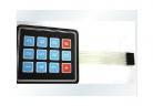 Electronic components 3 * 4 matrix keyboard / membrane switch / MCU extended keyboard / keypad control panel factory